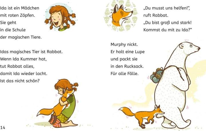 Actual product image Die Schule der magischen Tiere ermittelt 1: Der grüne Glibber-Brief (Zum Lesenlernen) (German, Nina Dulleck, Margit Auer, 2020)