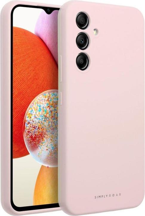 Actual product image Roar Back panel cover case CLOUD SKIN for SAMSUNG A14 4G / A14 5G Light Pink (Samsung Galaxy A14 5G, Samsung Galaxy A14)