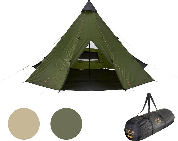 Actual product image Grand Canyon Black Falls 8 (Dome tent, 9 kg, 8 persons)