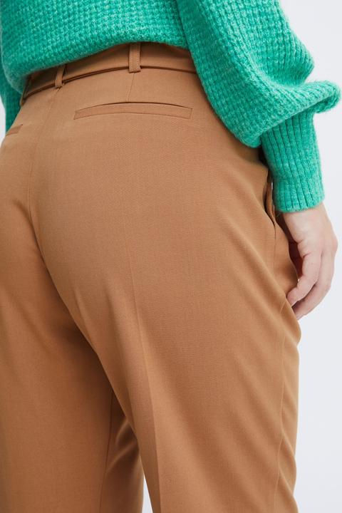 Actual product image B.young BYDANTA BELT PANTS - 20812656 (38)