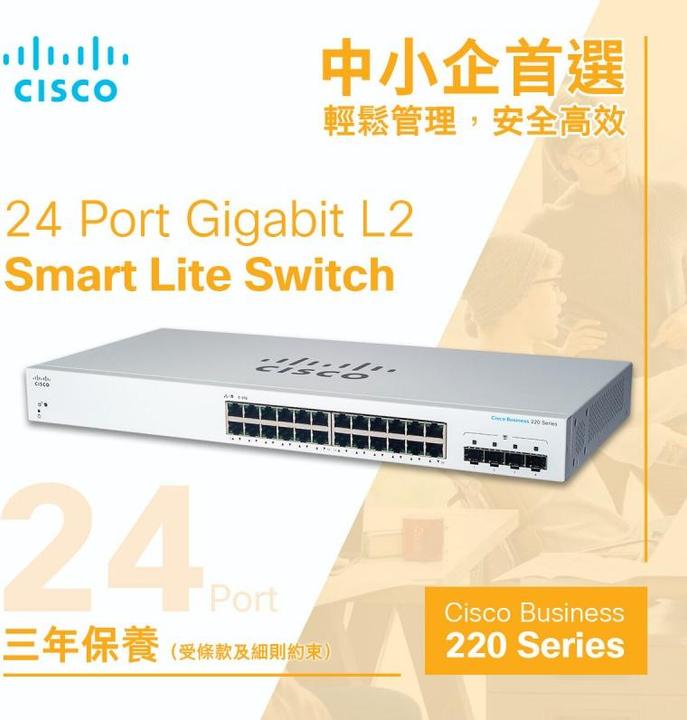 Produktbild Cisco Business 220 (28 Ports)