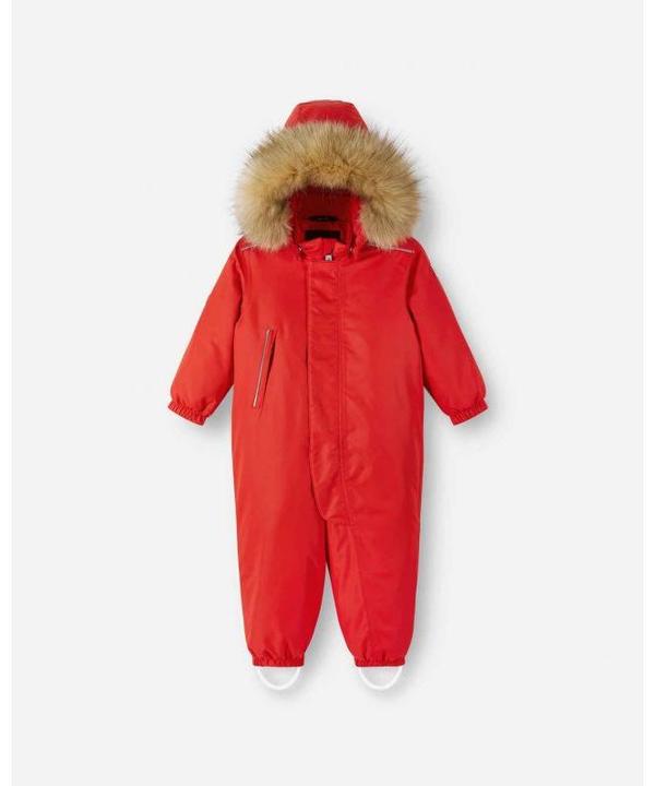 Actual product image Reima tec toddler snowsuit Gotland Tomato (92)