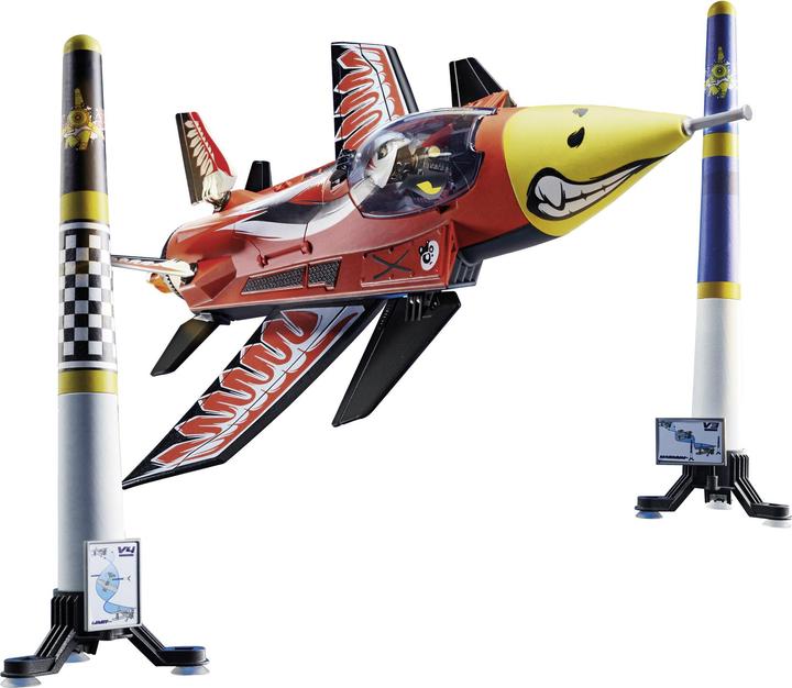 Actual product image Playmobil 70832 Air Stuntshow Jet Jet "Eagle" (70832, Playmobil stunt show)