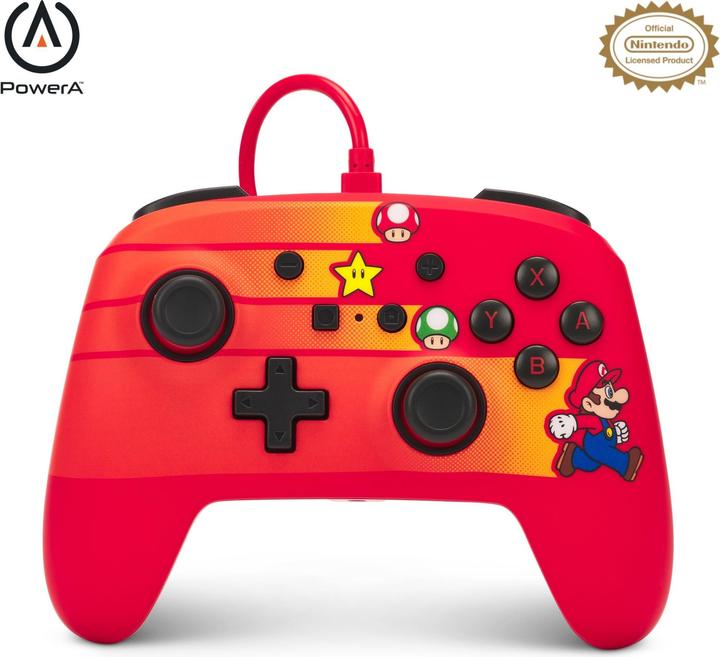 Image du produit PowerA Manette filaire améliorée pour Nintendo Switch - Speedster Mario (Switch)