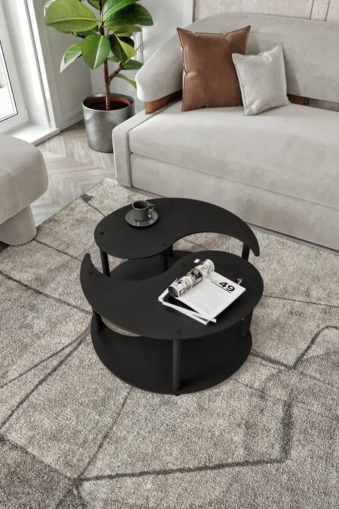 Image du produit Hanah Home Yin Yang Coffee Table 2 Set (70 x 38 x 70 cm)