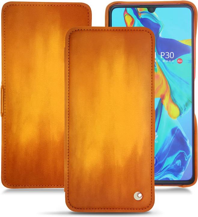 Productafbeelding Noreve Lederen omslag horizontaal (Huawei P30)