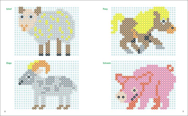Immagine prodotto Il mio libro dei modelli colorati: Animali con perline da stirare