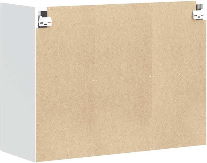 Image du produit VidaXL Élément suspendu de cuisine Porto Blanc brillant Matériau dérivé du bois (80 x 31 x 60 cm)