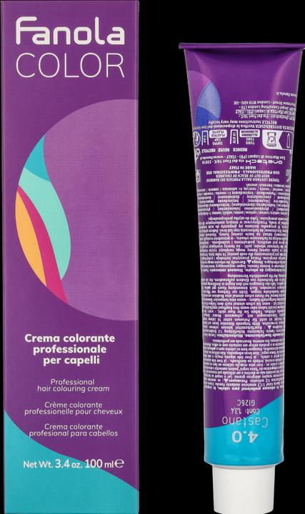 Produktbild Fanola 4*0 Castaño 100ml (4.0 Medium Brown)