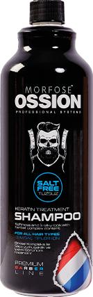 Produktbild Morfose Ossion Barber Keratin Treatment Shampoo szampon do wszystkich rodzajów włosów Salt Free (1000 ml, Flüssiges Shampoo)