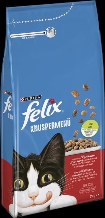 Felix Knuspermenu avec viande (Adulte, 1 pcs, 2052 g)