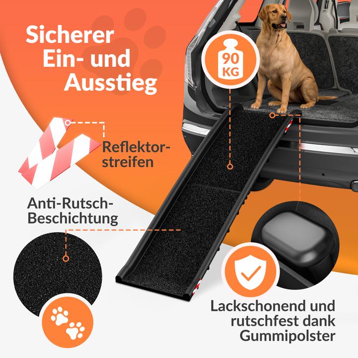 Actual product image Cadoca Hunderampe (Dog, Foldable, Reflectors)