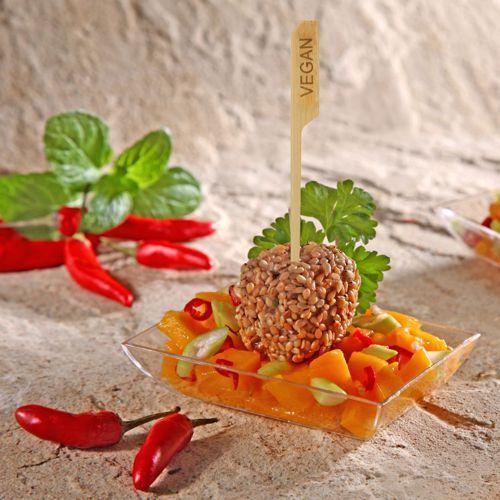 Immagine prodotto Papstar Finger food - spiedini "VEGAN (250 x)
