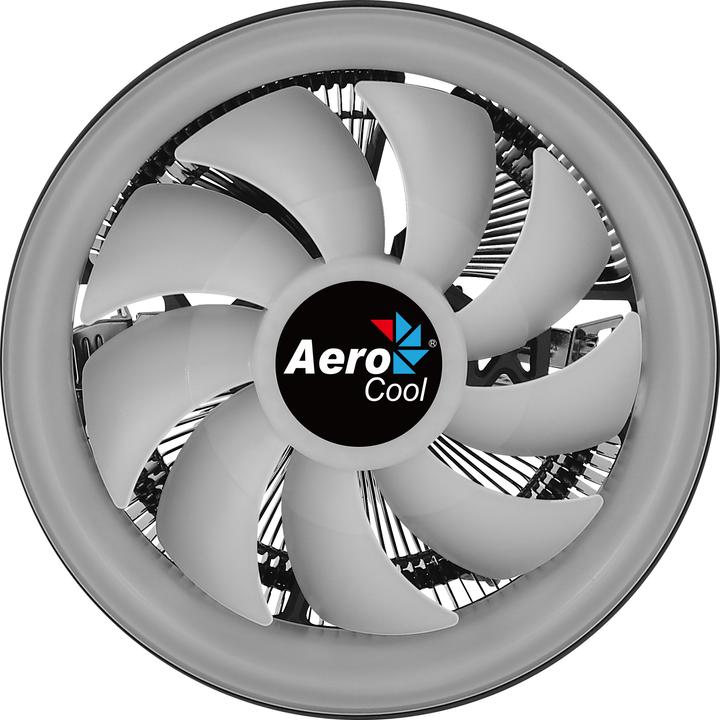 Actual product image AeroCool Core Plus ARGB PWM 4P/12cm Intel/AMD (83 mm)