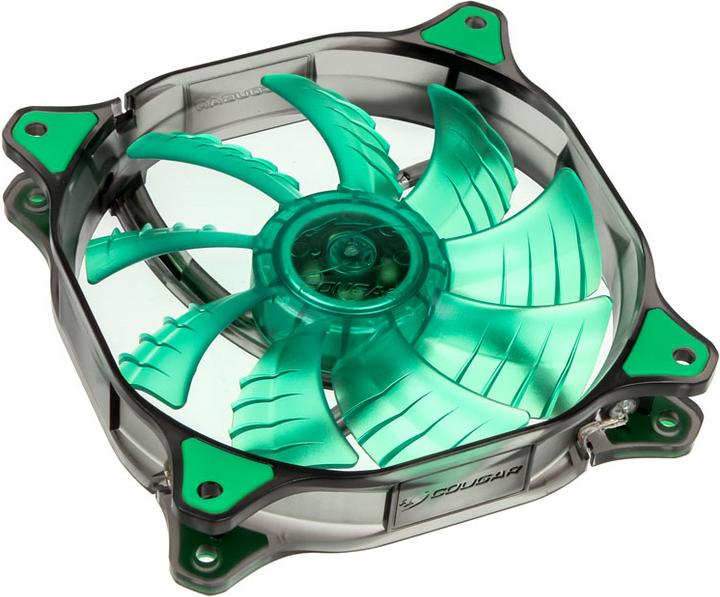 Actual product image Cougar LED fan D12HB-G (120 mm, 1 x)