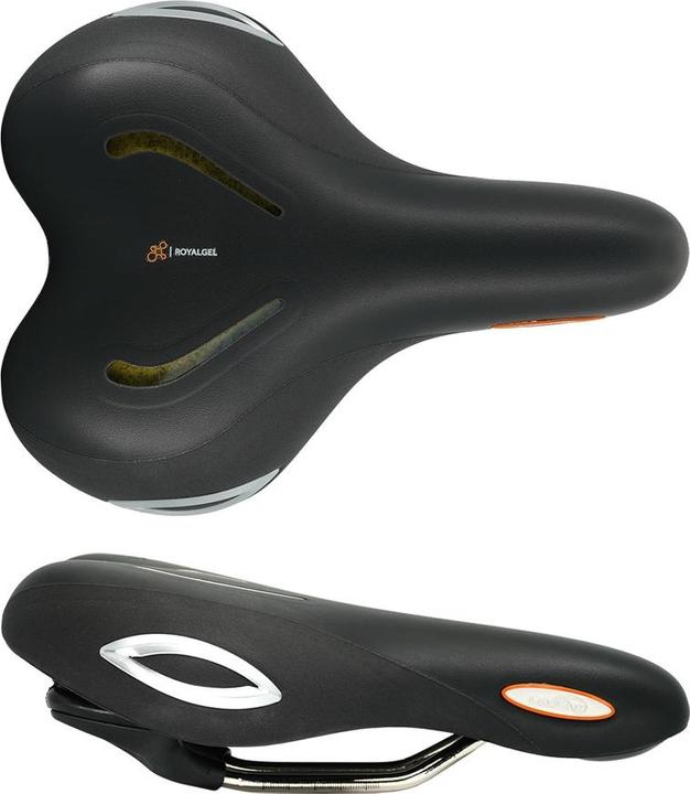 Produktbild Selle Royal LOOKIN Moderate Sattel, unisex silberner technoflex Schutz, Stracciatella