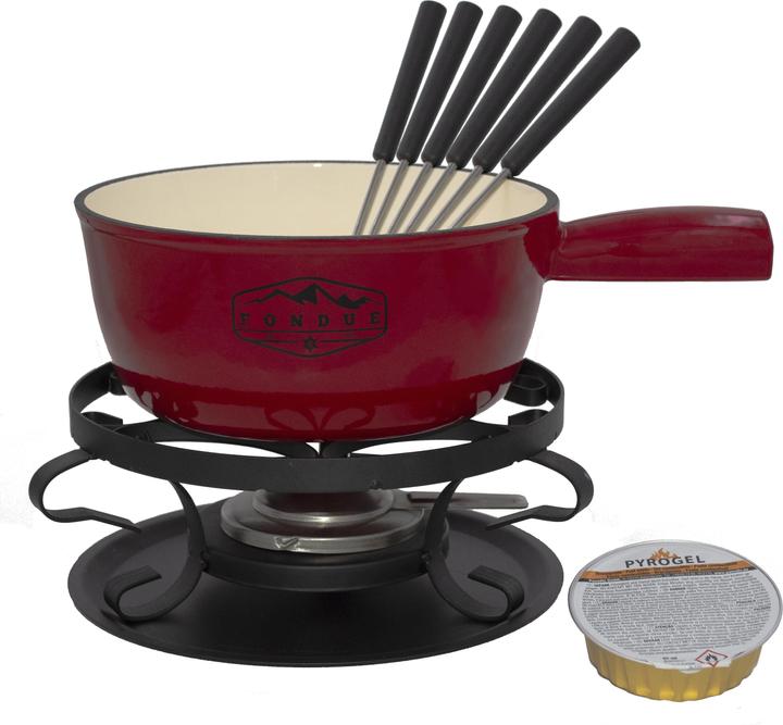 Heidi Cheese Line Cheese fondue set "Est 1921 (Fondue Bourguignonne)