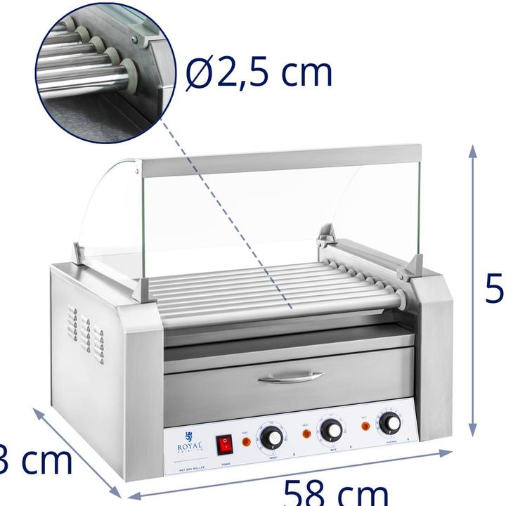 Produktbild Royal Catering Hot Dog Grill