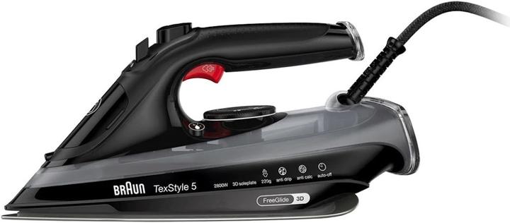 Braun TexStyle 5 SI 5088 BK Trocken- & Dampfbügeleisen EloxalPlus soleplate (2800 W, 220 g/min)