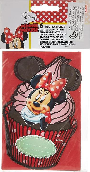 Image du produit Disney Invitations Café Minnie Mouse (paquet de 6) (6 pcs)