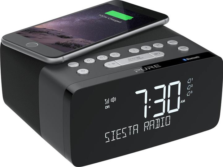 Pure Siesta DAB-Radiowecker mit Wireless Charge