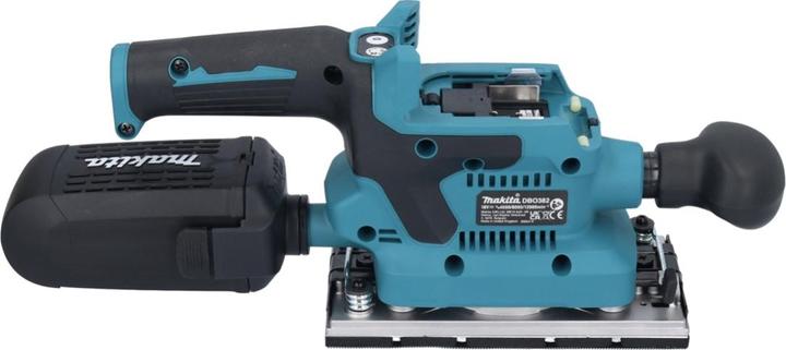 Actual product image Makita DBO 382 ZJ Battery orbital sander 18 V 93 x 185 mm Brushless + Makpac - without battery, without (Sander, 200 W)