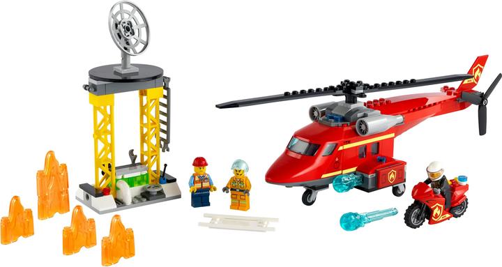Actual product image LEGO Fire Brigade Helicopter (60281, LEGO City)