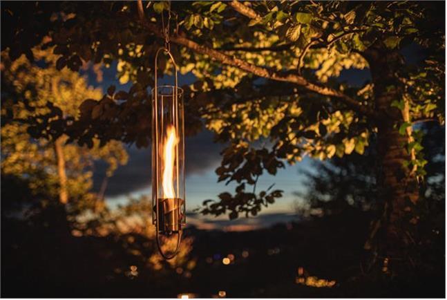 Produktbild Höfats Bioethanol Hängefeuer SPIN 120 Ø 12 cm (silber) (12 x 16 cm)