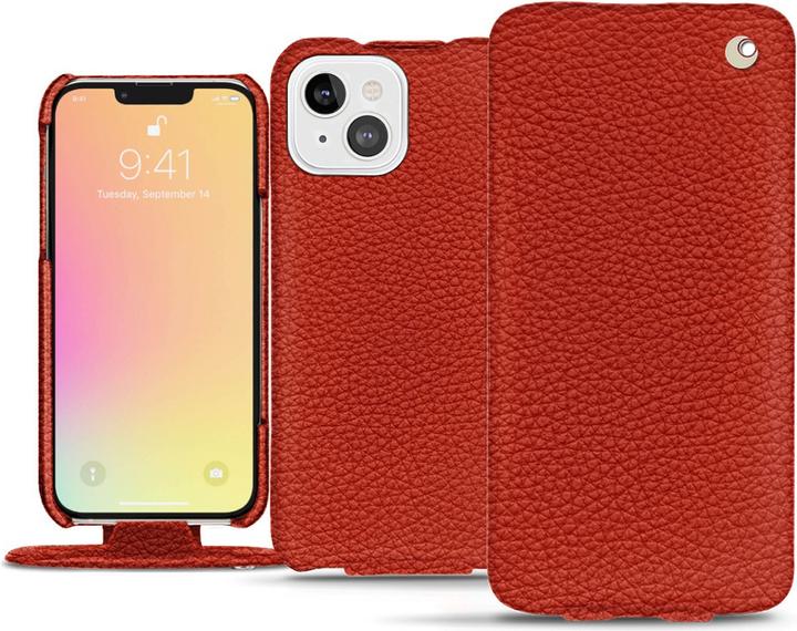 Actual product image Noreve Leather cover vertical (Apple iPhone 13)