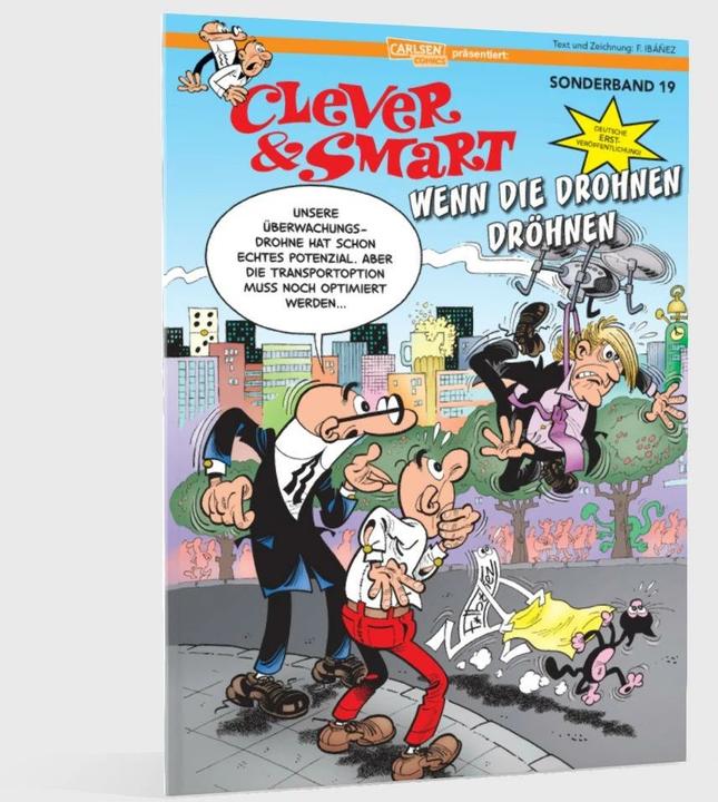Produktbild Clever und Smart Sonderband 19: Wenn die Drohnen dröhnen (Deutsch, Francisco Ibáñez, 2024)