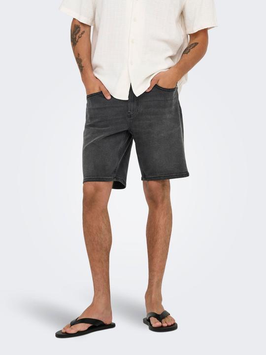 Produktbild Only & Sons ONSWEFT Normal geschnitten Shorts Jeans-Shorts (L)