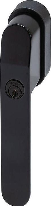 Actual product image Abus FG400 BK AL0125 lockable window handle, black Window handle, black