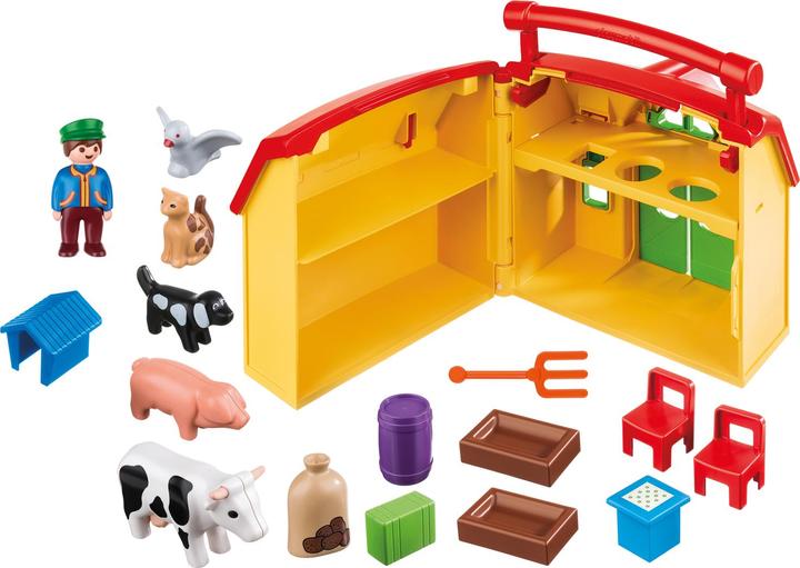 Immagine prodotto Playmobil La mia fattoria da asporto (6962, Playmobil 1.2.3)