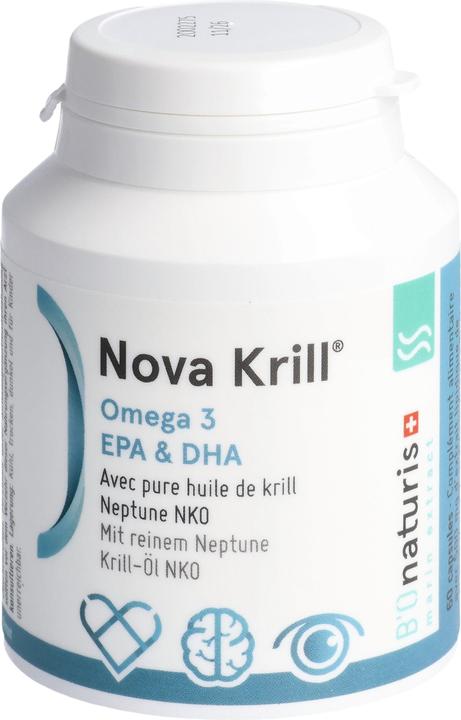 Actual product image Novakrill Krill oil capsule 500 mg (60 Piece, Capsules, 70 g)
