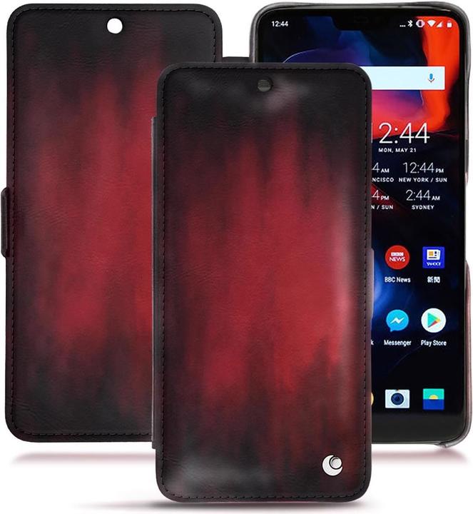 Productafbeelding Noreve Lederen omslag horizontaal (OnePlus 6)