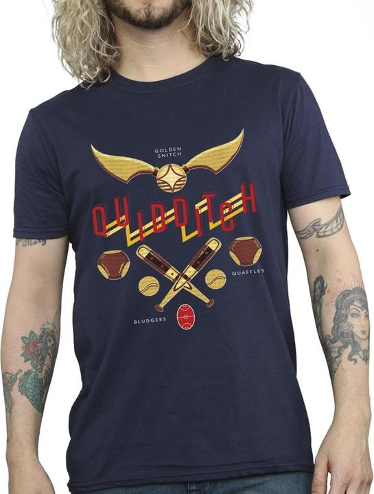 Image du produit - T-shirt QUIDDITCH GOLDEN SNITCH - Homme (L)