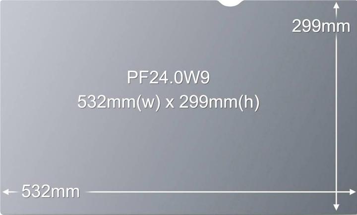 Actual product image 3M Pf240w9b (24", 16 : 9)
