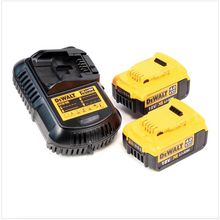 Productafbeelding DeWalt DCH 273 M2 Accu combihamer 18V 2,1J SDS-Plus Brushless + 2x accu 4,0Ah + lader + TSTAK (Oplaadbare batterij)
