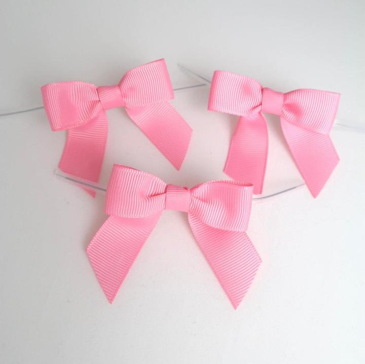 Produktbild Cut my Cookies Verschluss mit Schleife 10 Stück, Rosa, Material: Draht (10 x)