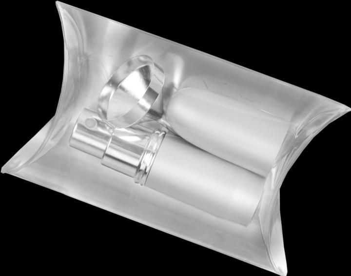 Actual product image Pocket atomiser silver for 4 ml + funnel silver in gift box (4 ml)
