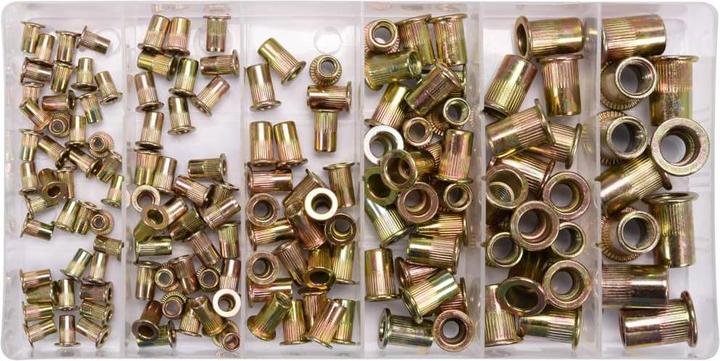 Image du produit Yato Jeu d'écrous à river en acier M3-M10 150 pièces