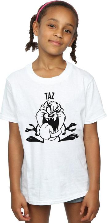 Immagine prodotto Looney Tunes Taz Large Head Maglietta Ragazze (128)