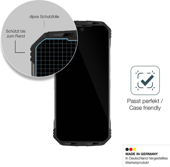 Image du produit Dipos Film de Protection d’écran Anti-Shock (2 pièce(s), Doogee V30T)