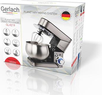 Actual product image Gerlach GL 4219 Food processor Metallic (1000 W)