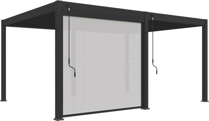 Immagine prodotto Weide Tenda parasole elettrica per salice Pergola elettrica | antracite (248.50 cm, 9 cm)