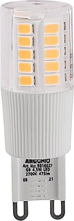 Arcchio LED pin base lamp G9 4.5W 3,000K (G9, 4.50 W, 475 lm, 1 x, F)