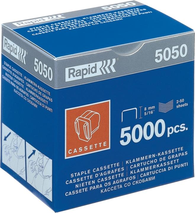 Image du produit Rapid Cartouche d'agrafes 5M pour 5050e (15000 x)