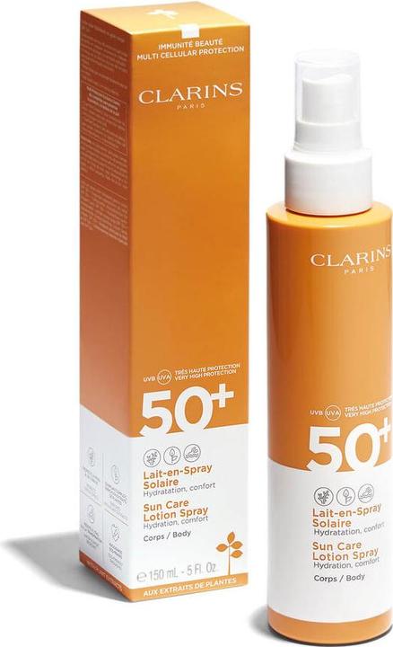 Produktbild Clarins Lait-en-Spray Solaire (Sonnenspray, SPF 50+, 150 ml, 202 g)