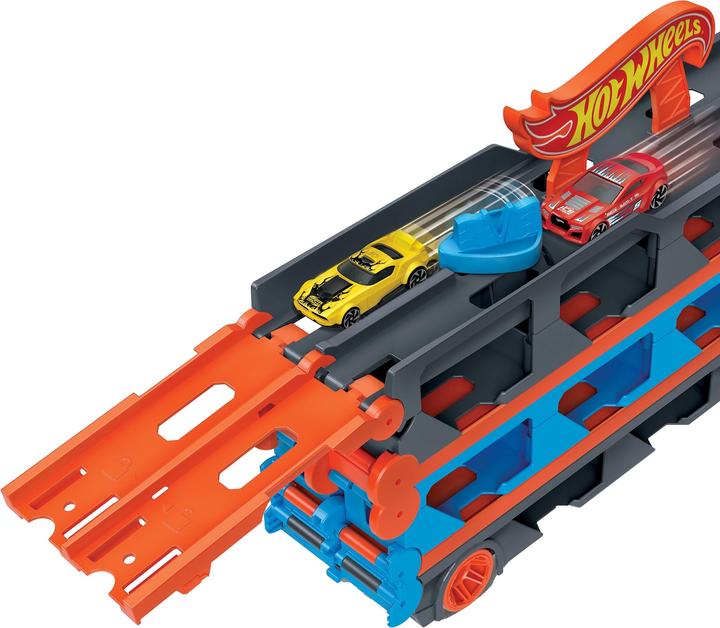 Actual product image Hot Wheels 2-in-1 Rennbahn-Transporter