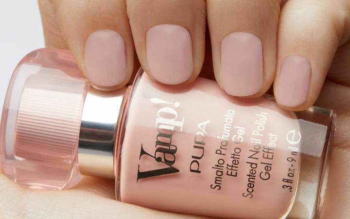 Actual product image Pupa Milano Vamp! Scented Nail Polish powdery pink 103 (103, Colour paint)